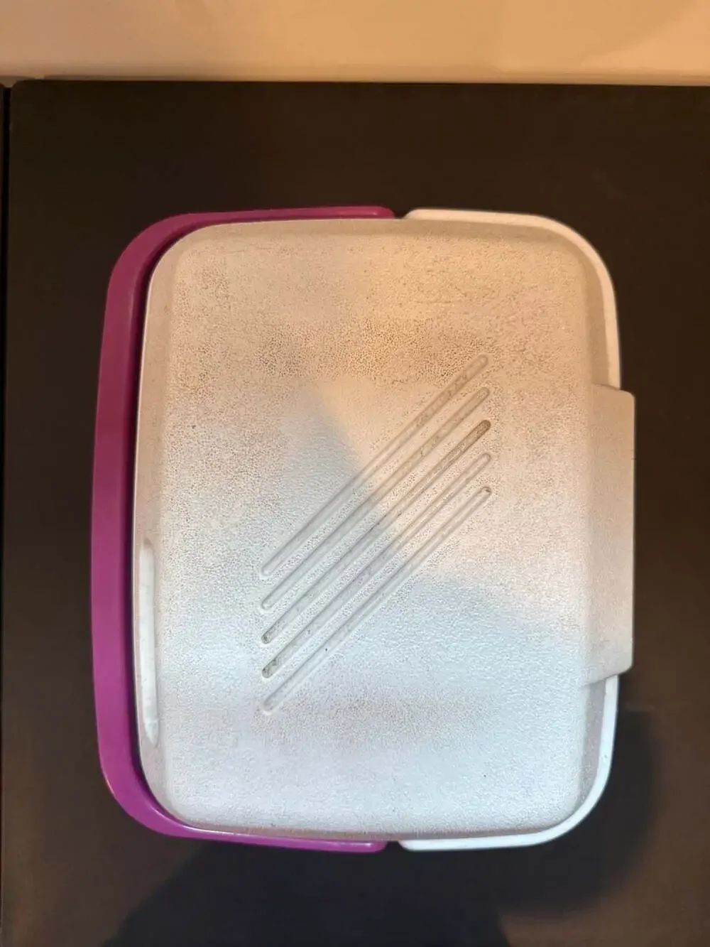 Vintage Rubbermaid Teal and Purple Personal Lunch Cooler